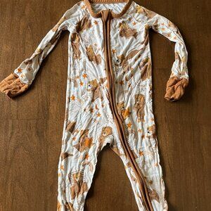 Little Sleepies Sleepy Bears Long Sleeve Zippies 12-18 Mo